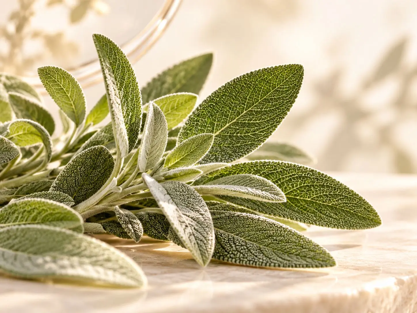 ใบเสจ หรือ Salvia officinalis